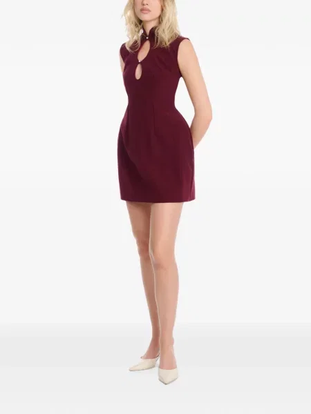 Rochie mini Axel 113 fără mâneci roșu