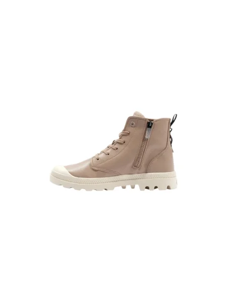 Pantofi Palladium din piele bej