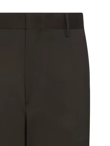 Pantaloni Low Brand cu talie înaltă maro