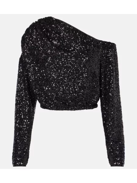 Top Diane Von Furstenberg negru