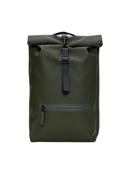 Plecak miejski Rains Rucksack Rolltop W3 17 l green zielony