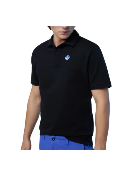 Koszulka polo North Sails z logo czarna