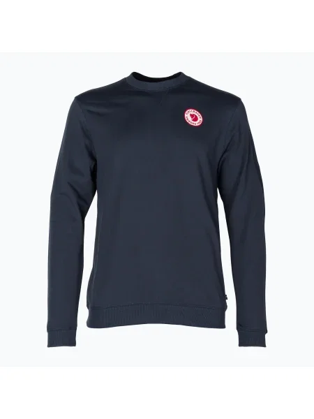 Pulover de trekking pentru bărbați Fjällräven Logo Badge Sweater dark navy albastru închis