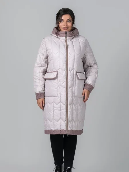 Зимова куртка All Posa рожевий