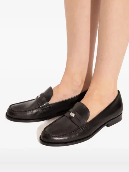 Pantofi loafer Tory Burch din piele negru