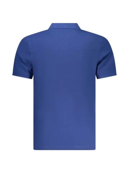 Tricou polo North Sails cu autograf albastru