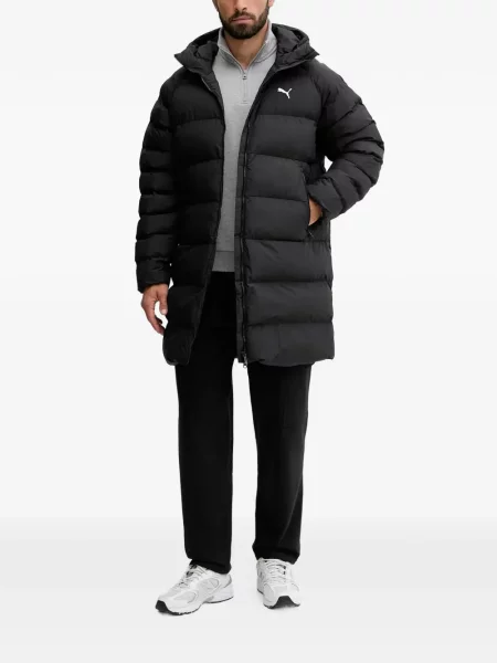 Geacă parka Puma cu glugă negru