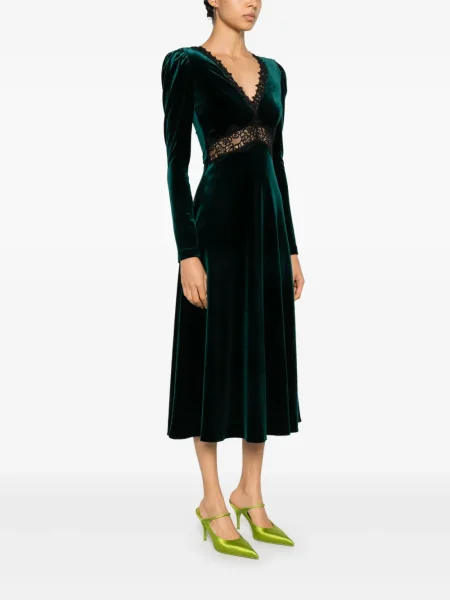 Rochie maxi Nissa de costum verde