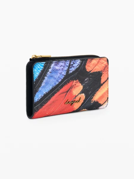 Desigual Denarnica lila / oranžna / rdeča črna