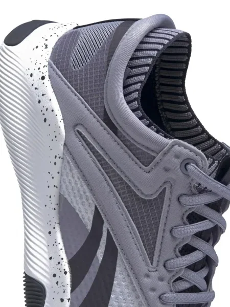 Sneakerși Reebok cu șireturi din dantelă gri