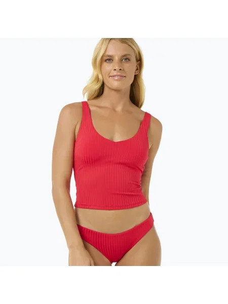 Rip Curl Premium Surf Tankini top hibiscus roșu