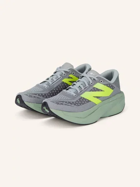 New Balance Běžecké Boty Fuelcell Supercomp Trainer v3 světle zelená neonově zelená šedá