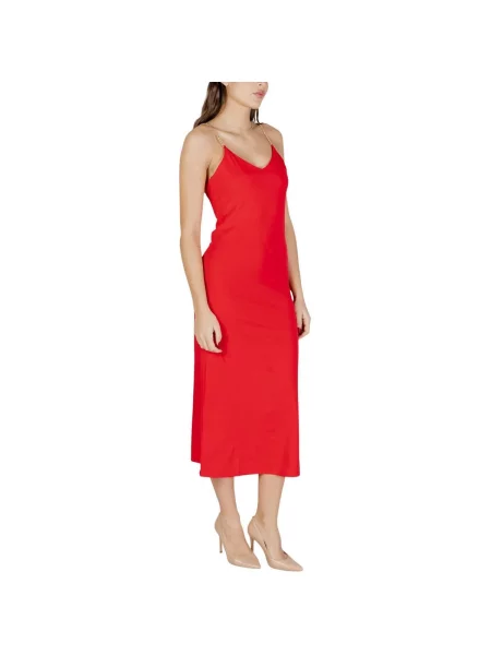 Odgovarati midi haljina Morgan De Toi iznad koljena crvena