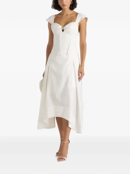 Rochie midi Manière De Voir alb