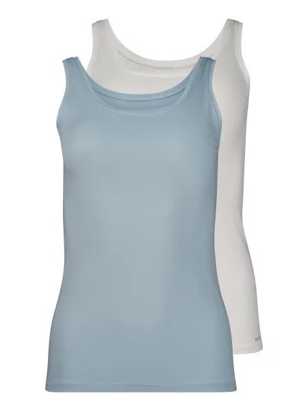 Skiny Top fildeş / deschis albastru