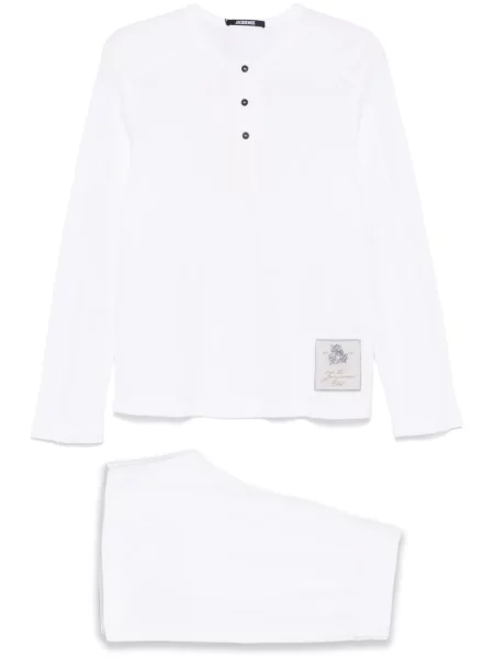 Pantaloni scurți Jacquemus alb