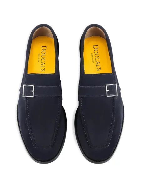 Pantofi loafer Doucal's cu cataramă albastru