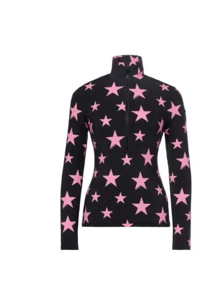Sweter z golfem Goldbergh do golfa różowy