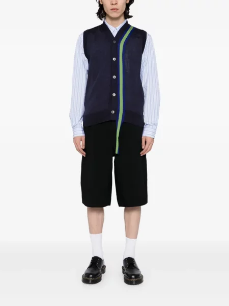 Vestă Comme Des Garçons Homme Deux fără mâneci albastru