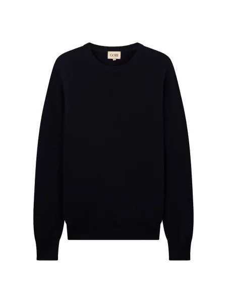 GOBI Cashmere Pulover închis albastru