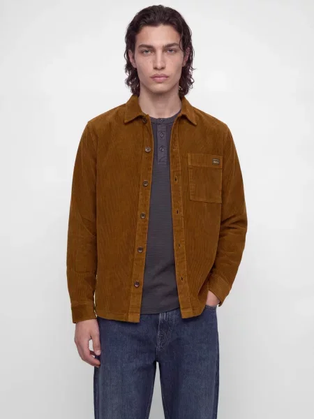 JACK & JONES Geacă de primăvară-toamnă JJZAC caramel maro