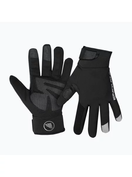 Cyklistické rukavice Endura Strike black černé