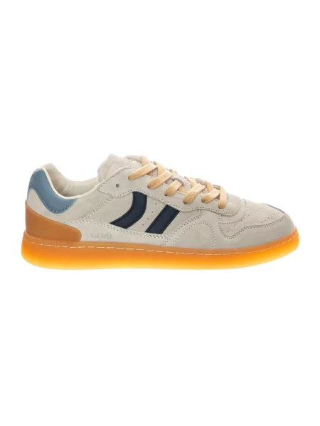 Sneakersy Coolway skórzane szare