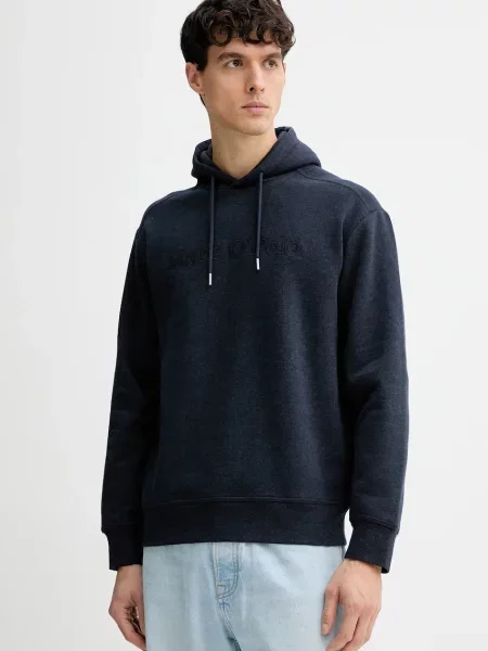 Marc O'Polo hanorac de bleumarin cu glugă uni