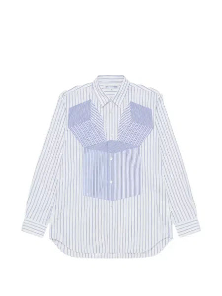 Prugasta košulja Comme Des Garçons Shirt bijela