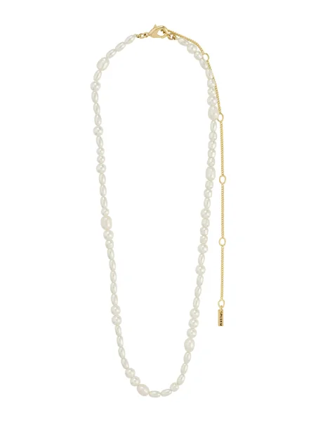 Pilgrim Verižica ELLIANA zlata / biserno bela