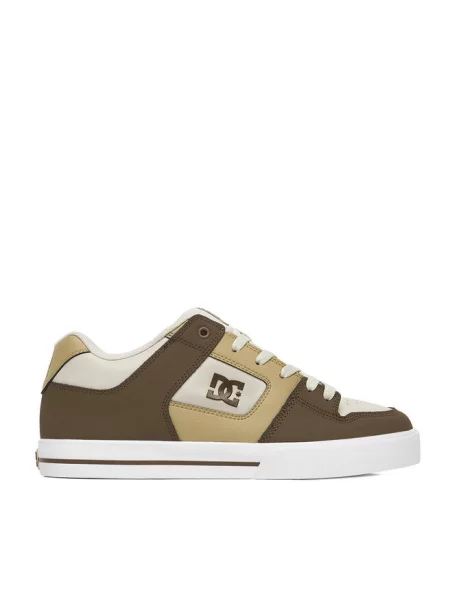 Sneakersy DC Shoes brązowe