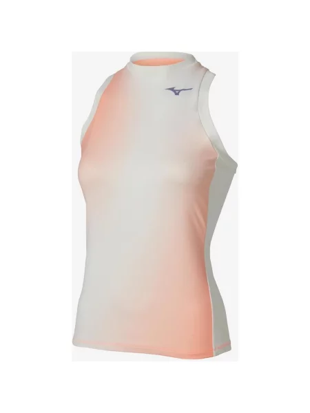 Koszulka bez rękawów Mizuno Tennis koralowy XS różowy