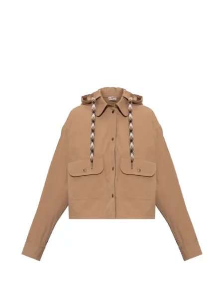 Decupat geacă Moncler cu glugă