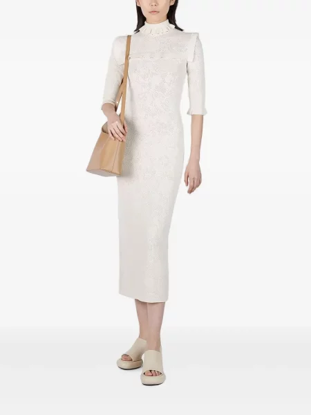 Rochie midi Sportmax alb