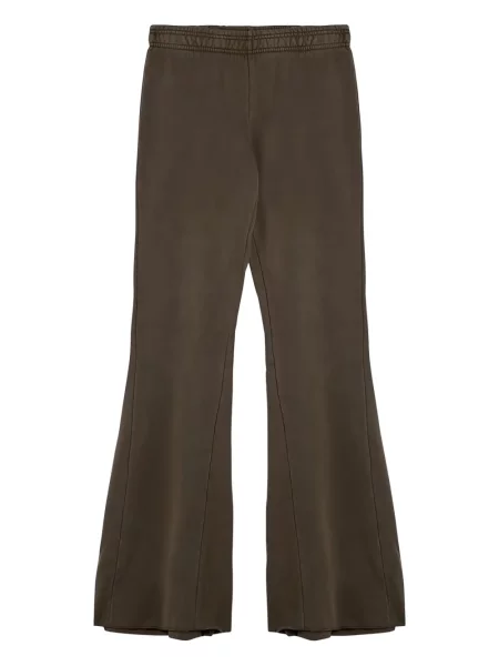 Pantaloni Entire Studios evazate maro