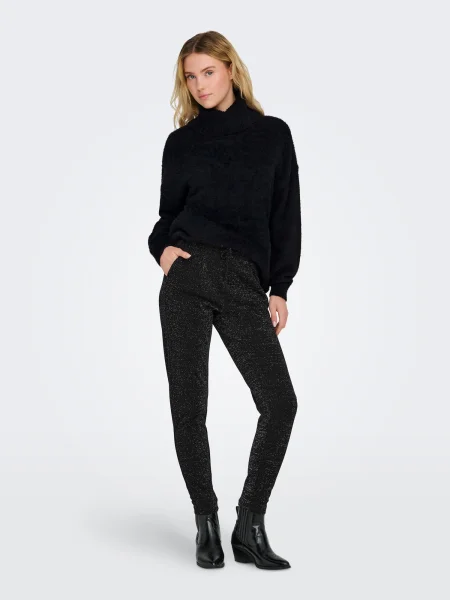 ONLY Pantaloni ONLPOPTRASH-ALYA' negru