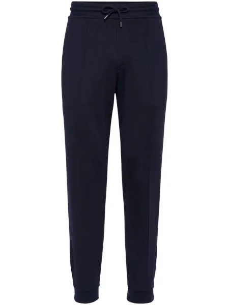 Pantaloni Brunello Cucinelli albastru