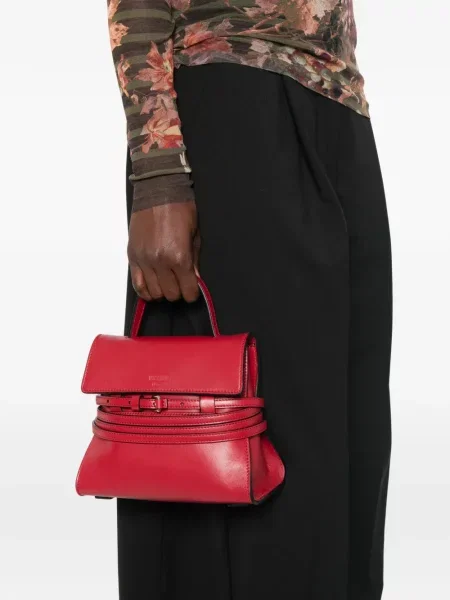 Top Moschino cu legături roșu