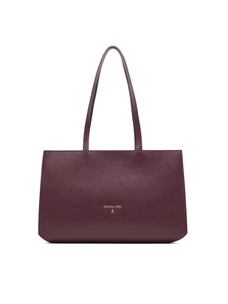 Ročna torba Patrizia Pepe vijolična