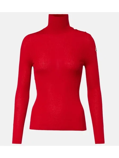 Heláncă Moncler de lână roșu
