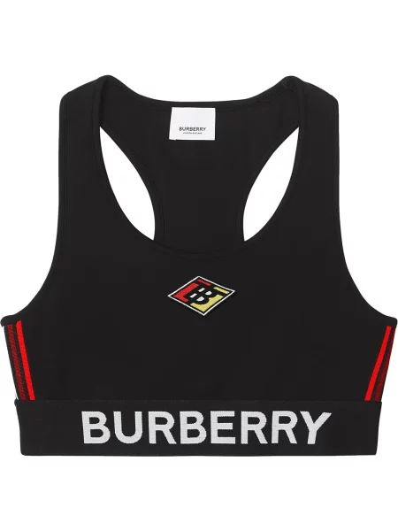 Sutien Burberry din jerseu negru