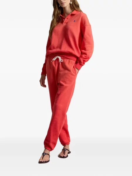 Ριγέ δερμάτινος κάλτσες Polo Ralph Lauren με κορδόνι μαύρο