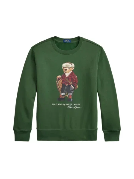 Polo Ralph Lauren bluza dziecięca z nadrukiem zielony