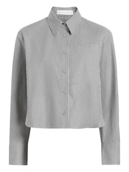 Cropp cămașă Proenza Schouler White Label cu dungi alb