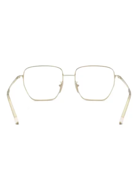 Ochelari de soare Prada Eyewear cu imprimeu geometric auriu