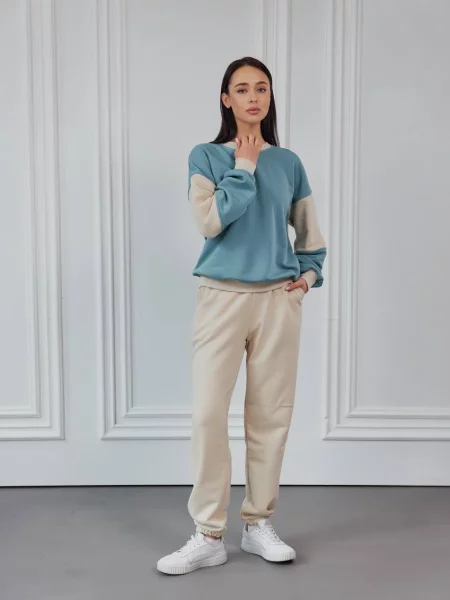 Штани спортивні Umon бавовна/еластан бежевий