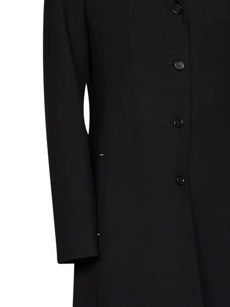Gulerat palton Jil Sander cu rever negru