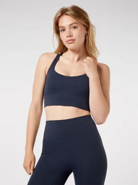 YO-GAYA Športová podprsenka Cross Back Bra námornícka modrá