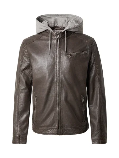 Mauritius Přechodná bunda Barlo šedobéžová / melír šedý