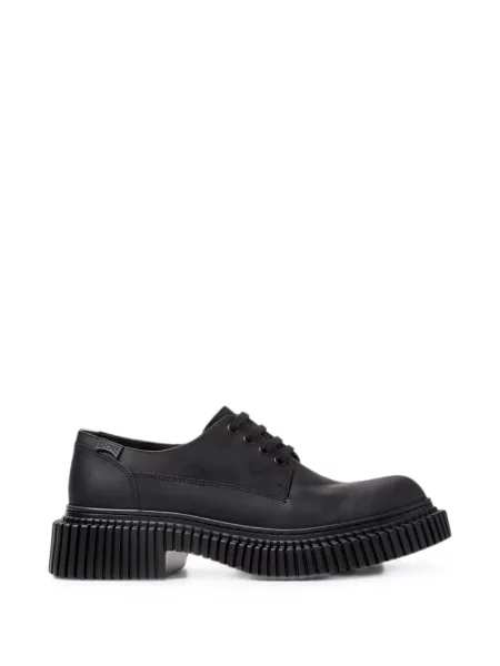 Pantofi loafer Camper cu șireturi din dantelă negru